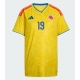 Billige Fotballdrakt Colombia Jhon Lucumi #3 Replika Hjemmedrakt Dame VM 2026 Kortermet Billige Fotballdrakt Colombia Jhon Lucumi #3 Replika Hjemmedrakt Dame VM 2026 Kortermet